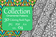 Patterns for coloring PDF,JPG vol-04, a Brochure Template by dnapslvsk (Thumbnail 1 of 6)