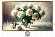 White rose Frame TV art screensaver, a Background Graphic by Artisan Craft (Thumbnail 1 of 4)