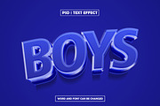 Vibrant blue 3d text effect, a Layer Style Add-On by AP Market (Thumbnail 1 of 2)