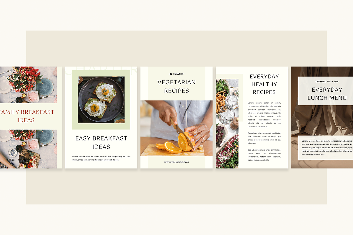 Cookbook Template | Canva, a Magazine Template by Ralony (Photo 6 of 10)