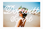 Dorwitt Script .ttf Font, a Script Font by dorisfullgrabe (Thumbnail 1 of 6)