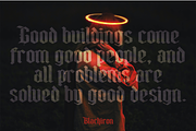 Blackiron - Blackletter Font, a Blackletter Font by madeDeduk (Thumbnail 4 of 6)