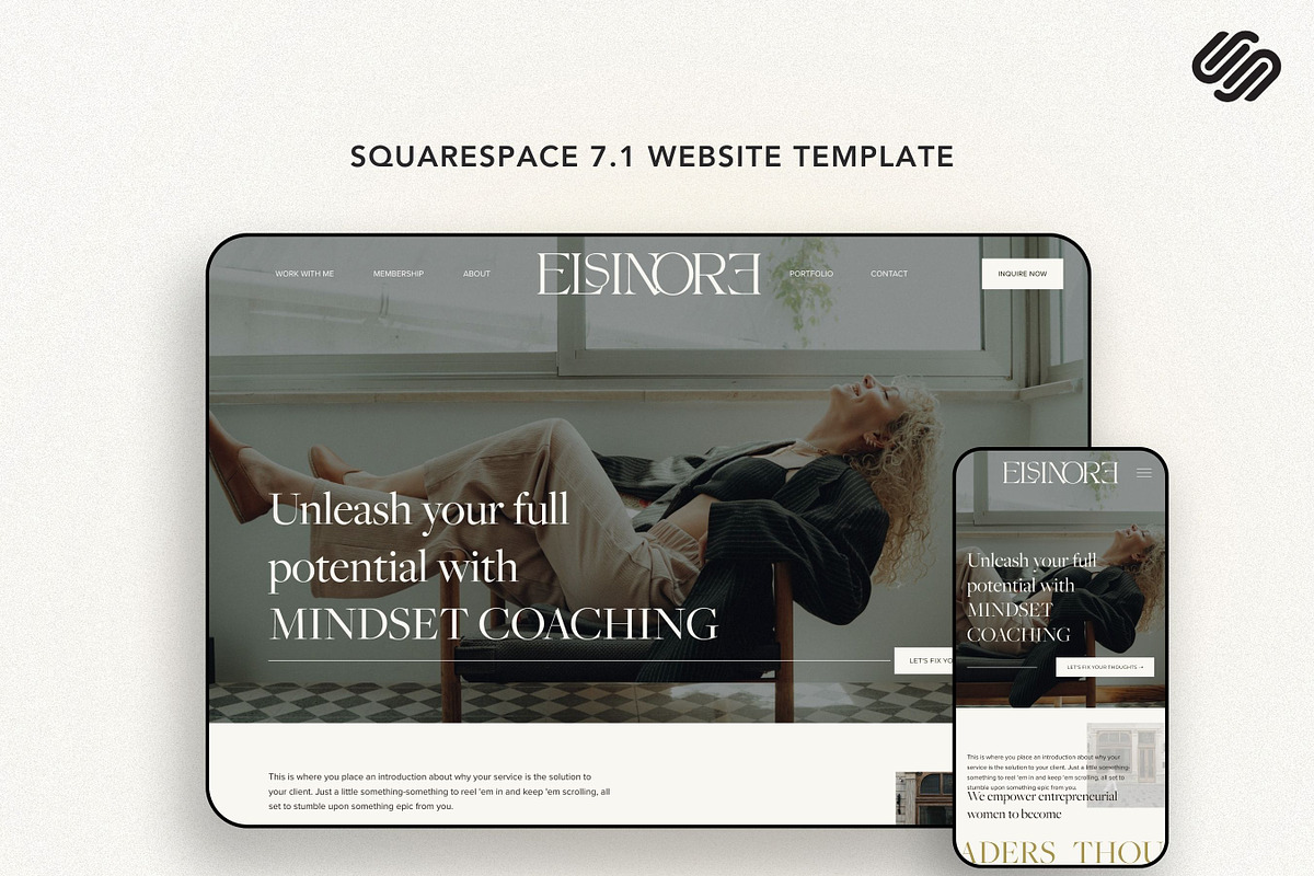 Elsinore Squarespace 7.1 Template, a Squarespace Template by HerstedHertz (Photo 2 of 11)