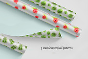 Tropical Watercolor Set, an Illustration by PaperAndCrayons (Thumbnail 5 of 5)