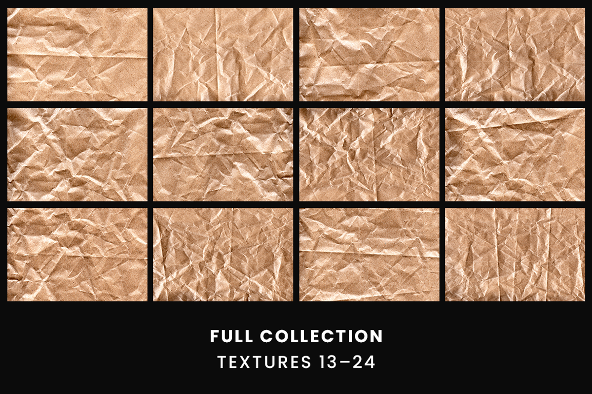 Crumpled Kraft Paper Textures, a Texture Graphic by Ary_ngeblur (Photo 4 of 7)