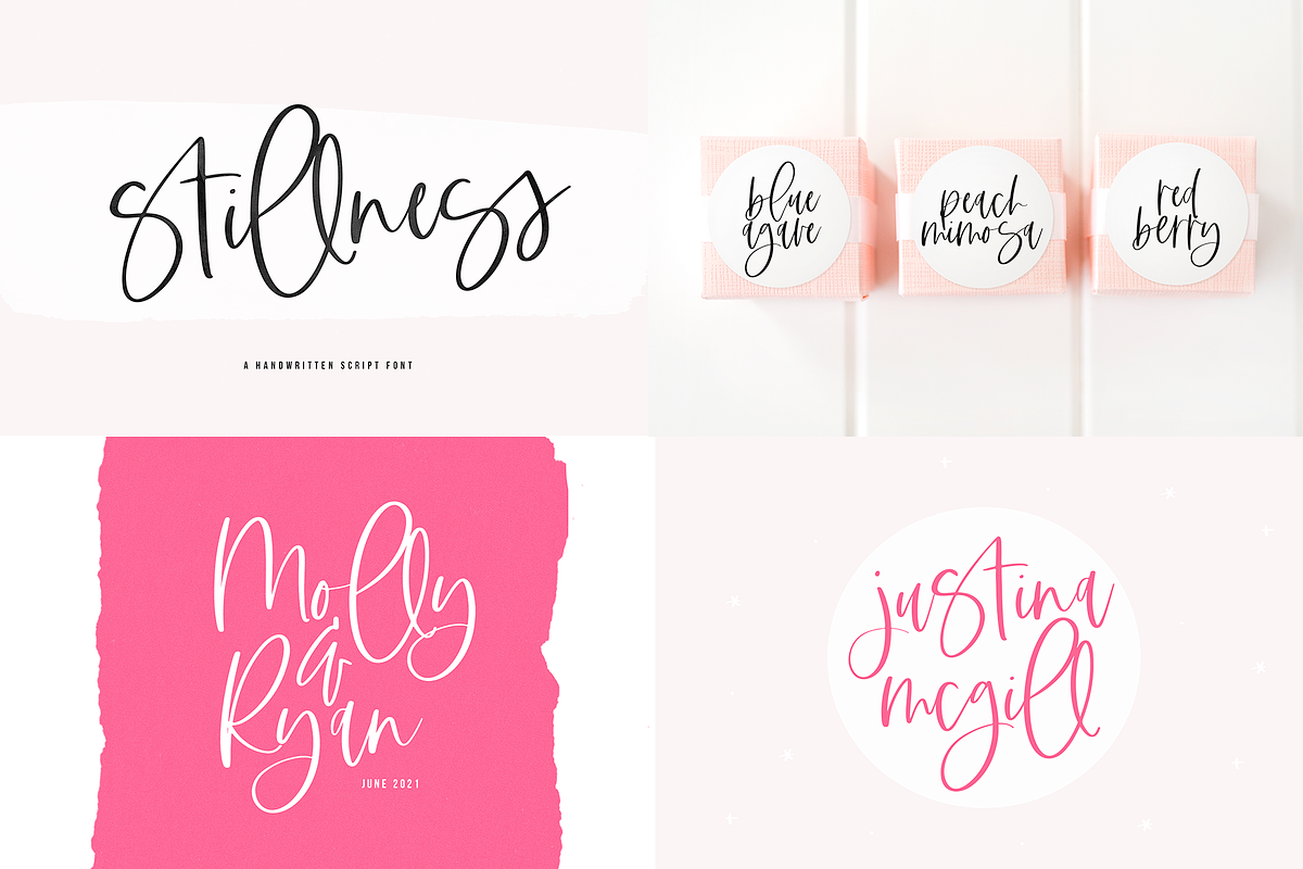 Modern Script FONT BUNDLE, a Script Font by KA Designs