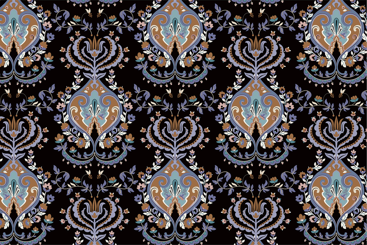 Black Indian Patterns part I, a Pattern Graphic by Sunny_Lion