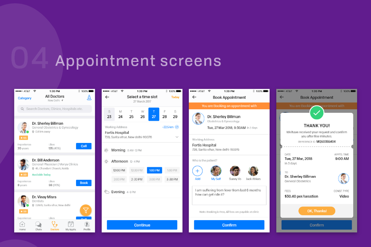 Healthcare Patient UI KIT, an App Template by UX Design Master (Photo 14 of 14)