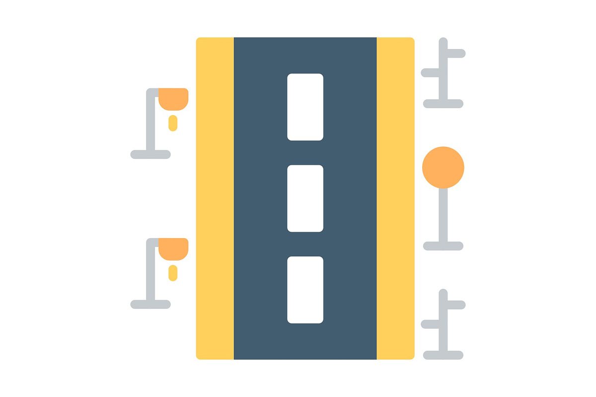 Road Flat Icon, an Icon by Pexelpy (Photo 1 of 2)