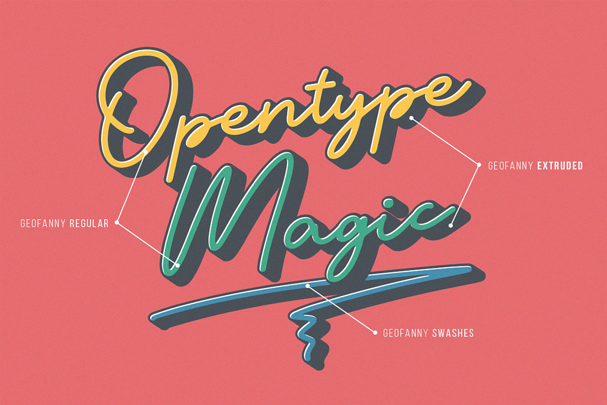 Geofanny | Monoline Layered Script, a Script Font by Ardana Creative (Photo 8 of 16)