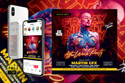 Night Party Flyer Template, a Flyer Template by FAS-DESIGN (Thumbnail 1 of 3)