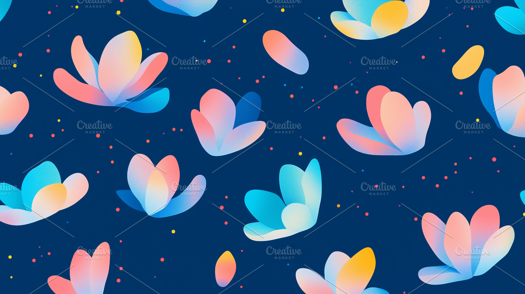Dynamic abstract wallpaper, scattere, an Abstract Photo by Imaginarium
