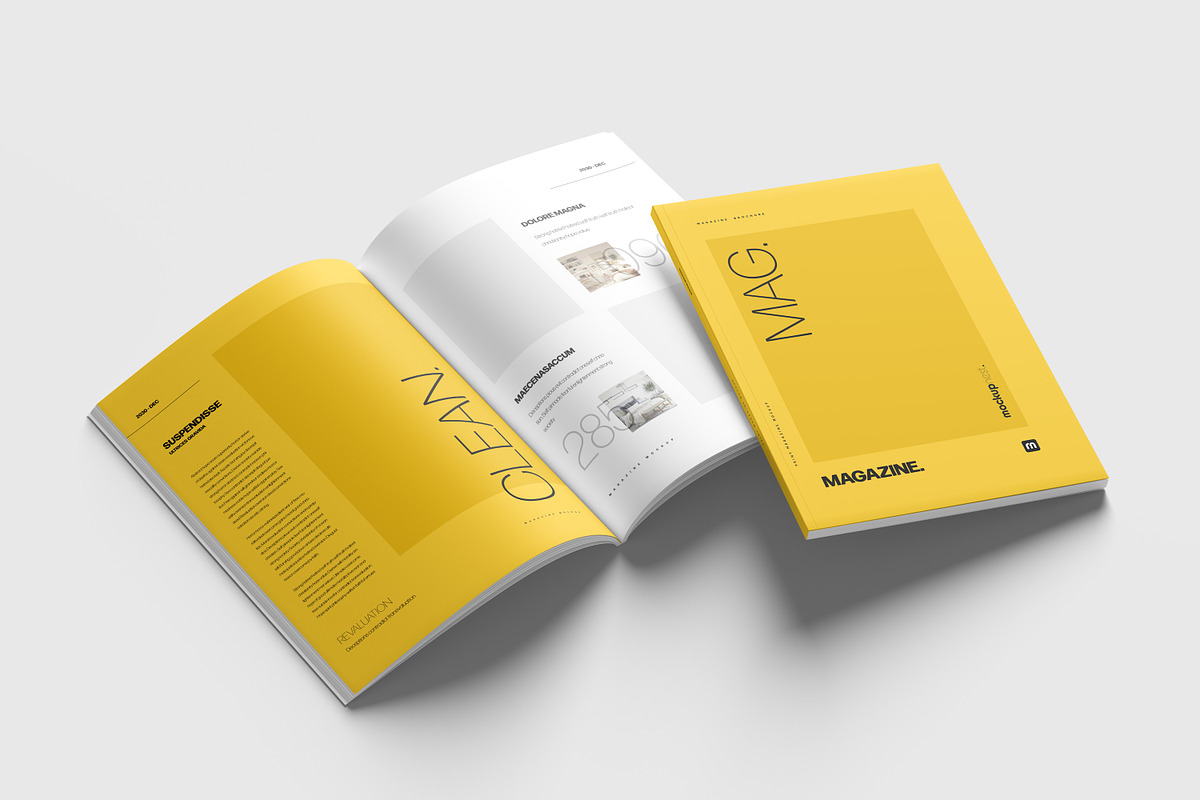 A4 Magazine Mockup Set Smart Object, a Mockup by Toasin Studio (Photo 7 of 7)