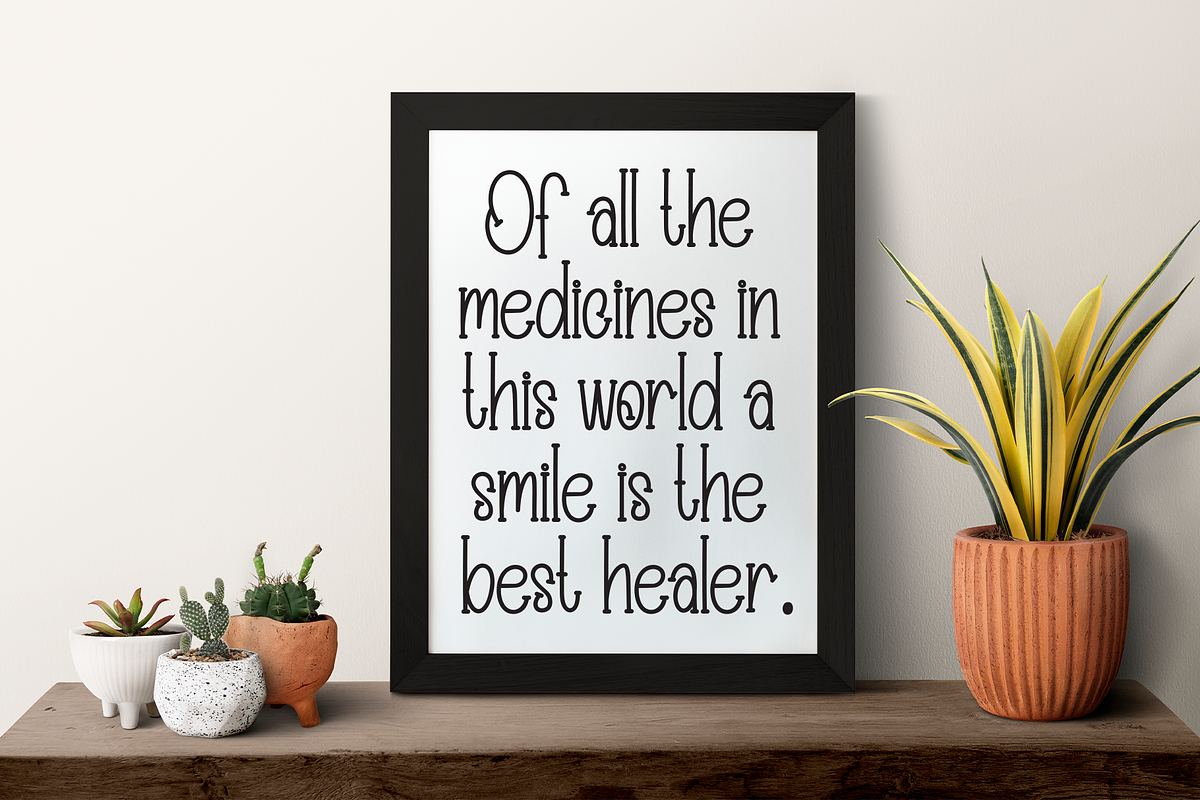 Happines | Script Font, a Handwritten Font by Scratchones (Photo 5 of 8)