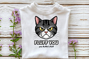 Fluff You You Fluffin's Fluff Funny, an Illustration by DreamCafeArt (Thumbnail 2 of 6)