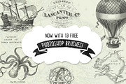 Vintage Map Styles + bonus brushes, a Layer Style Add-On by dusty.road.design (Thumbnail 2 of 4)