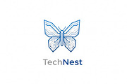 Tech Nest Butterfly, a Branding & Logo Template by Logocreative (Thumbnail 2 of 2)