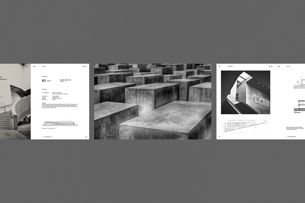 Architecture Brochure, a Brochure Template by silukEight (Photo 6 of 13)
