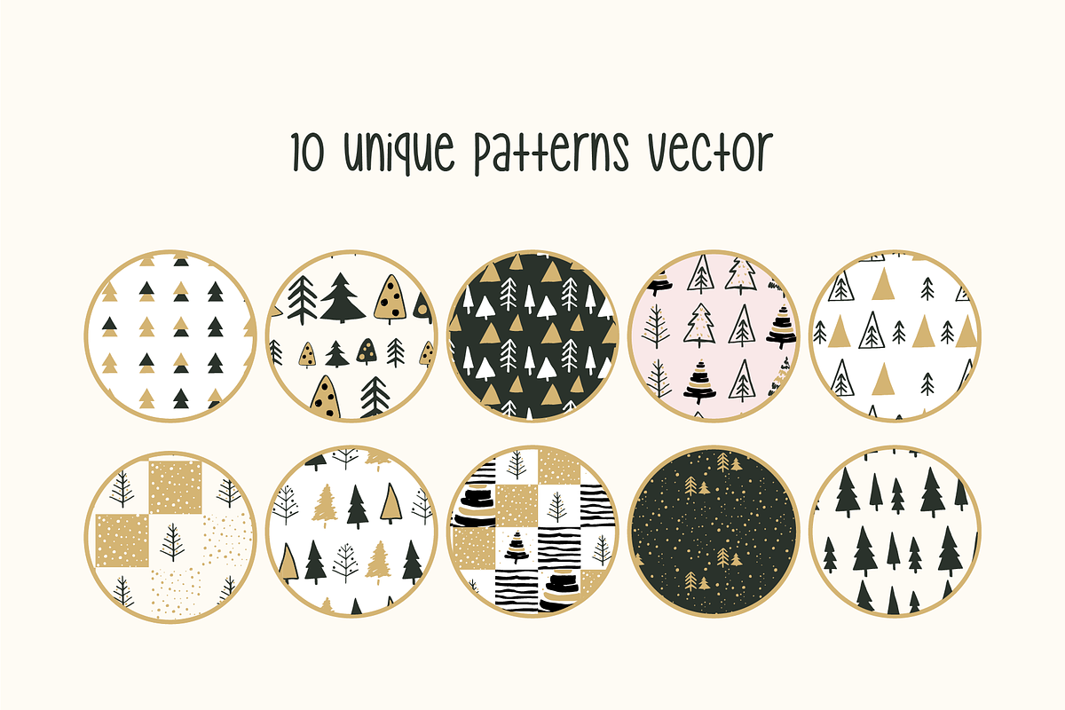 Trendy Trees, a Pattern Graphic by Suphansa (Photo 5 of 8)