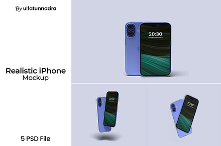 Realistic iPhone Mockup