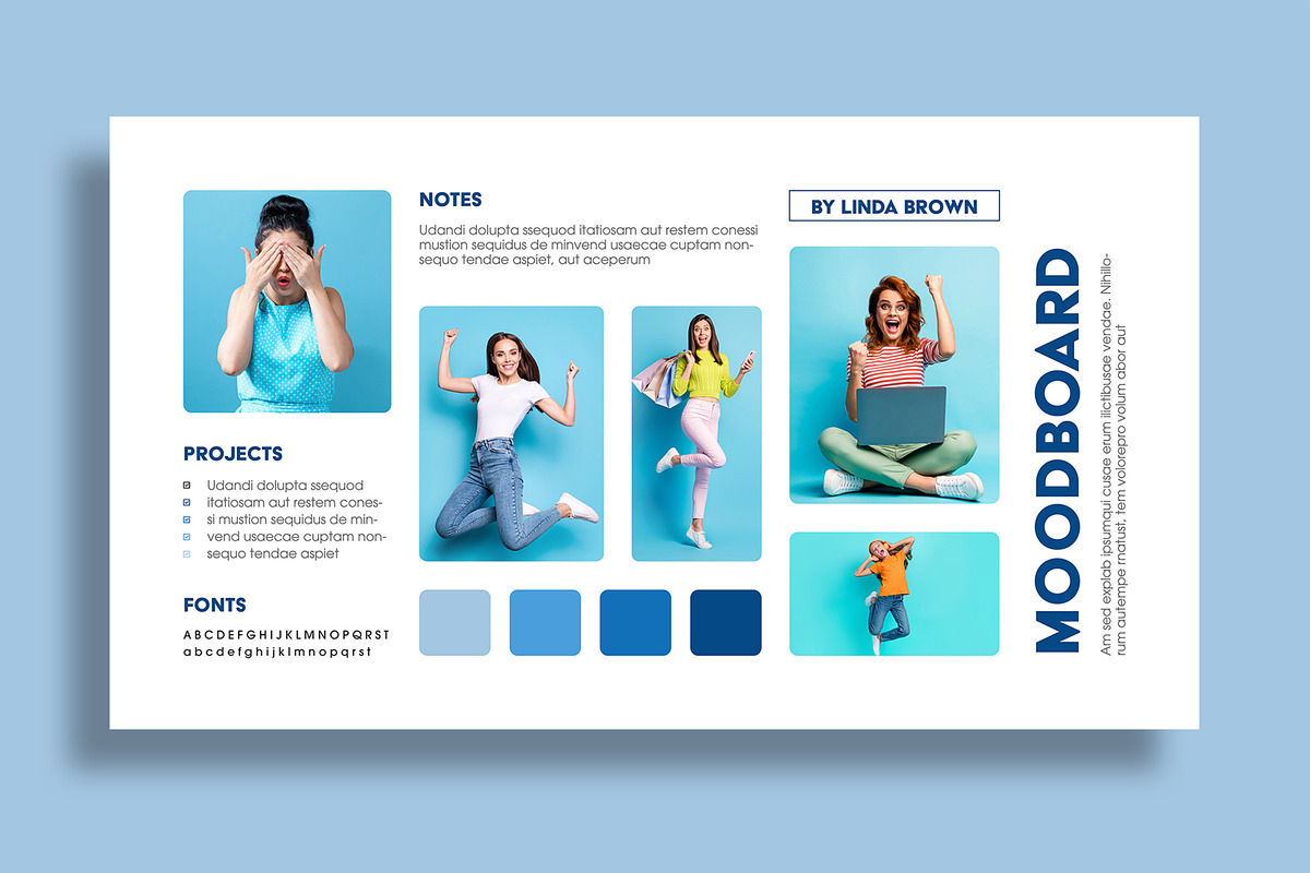 Fashion Photography Mood Board, an UI Kit Template by MightyDesign (Photo 4 of 8)