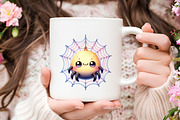 Kawaii Spooky Halloween Clipart, an Illustration by RobertsArt (Thumbnail 6 of 7)