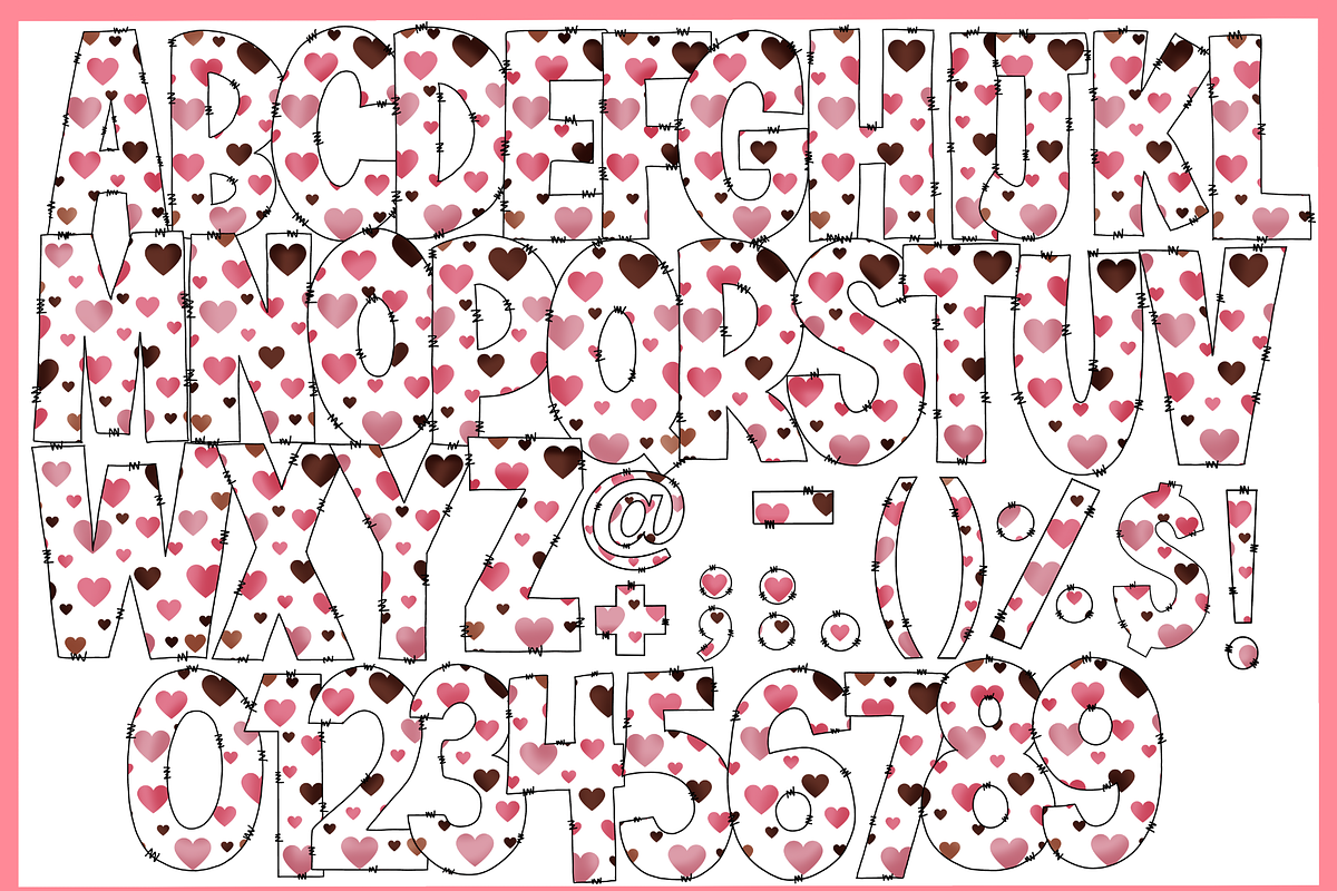 Valentines Special Day-PNG fonts, a Symbol Font by It me digital art (Photo 6 of 7)