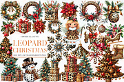 Leopard Christmas Clipart, an Illustration by Designworld (Thumbnail 1 of 5)
