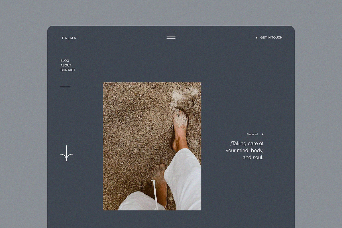 Palma - Blog UI Kit Template, an UI Kit Template by Skolastika Phoebe (Photo 4 of 7)