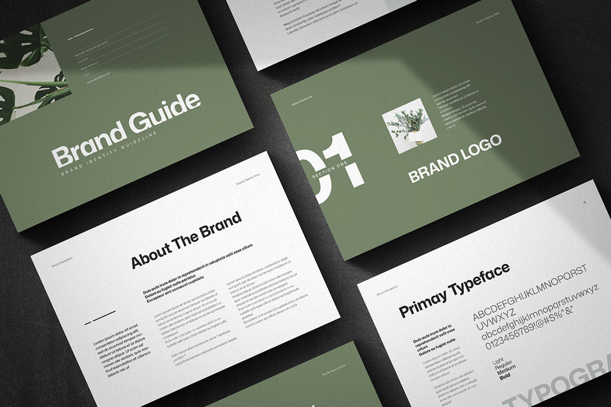 Brand Guidelines | Word & InDesign, a Brochure Template by HiveArts (Photo 2 of 13)
