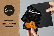 Halloween Party invitation, an Invitation Template by Thursdaypaper (Thumbnail 3 of 6)