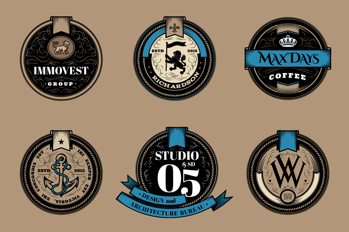Logo Template Bundle, a Branding & Logo Template by verywell (Photo 2 of 7)
