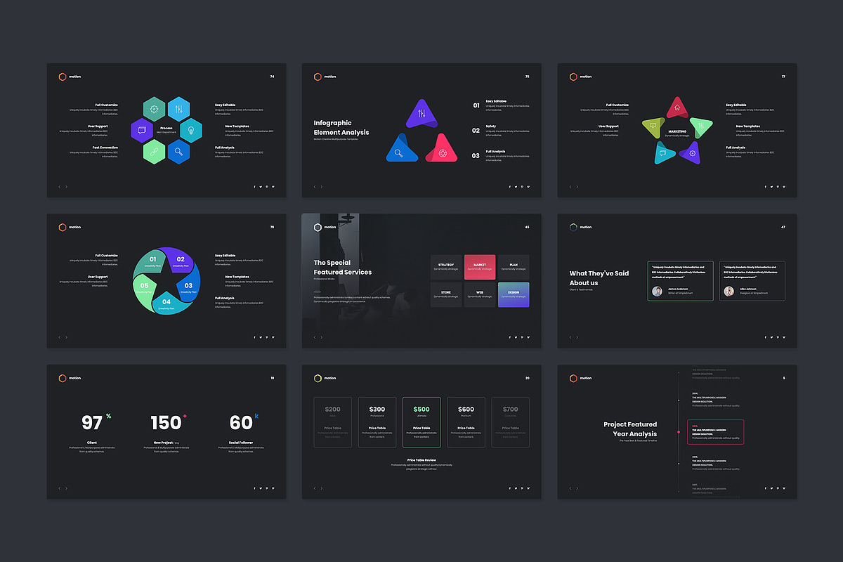 MOTION - Creative Template, a Presentation Template by SimpleSmart (Photo 8 of 10)