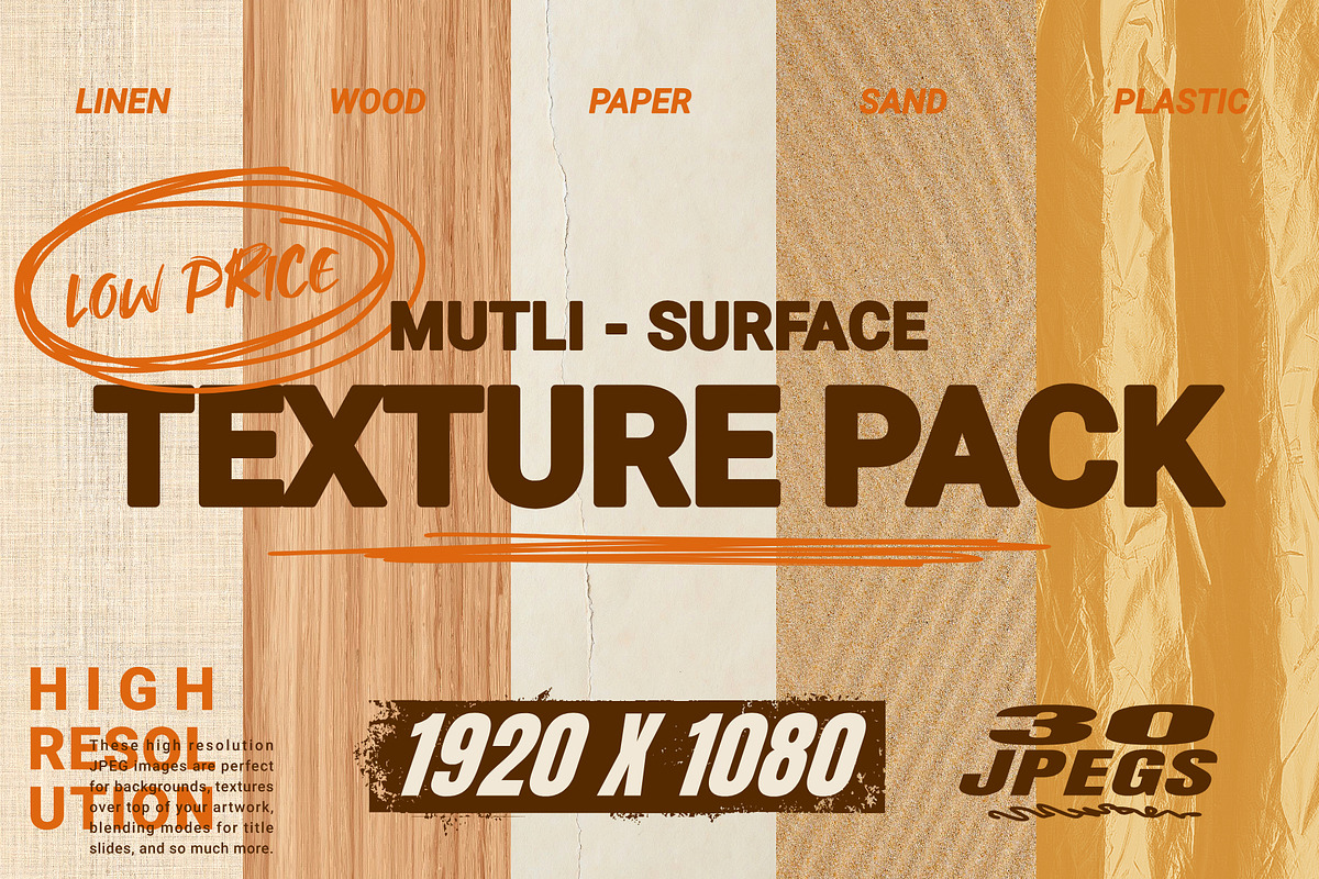 Multi-Surface Textures Bundle, a Background Photo by Vincit Design Co. (Photo 1 of 6)