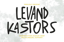 Levand Kastors Handwritten Display