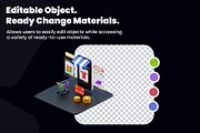 3D isometric online shop, a 3D by novia99design (Thumbnail 2 of 6)