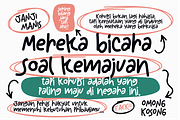 Bouncy Scriber Handwriting Font, a Handwritten Font by Ronny Studio (Thumbnail 2 of 8)