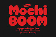 Mochi Boom - Playful Bubbly Font, a Sans Serif Font by Prioritype Co (Thumbnail 1 of 13)