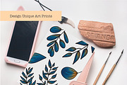 Floral Clipart Hand Drawn Bundle, an Illustration by Hannah Eliza Studio (Thumbnail 6 of 7)