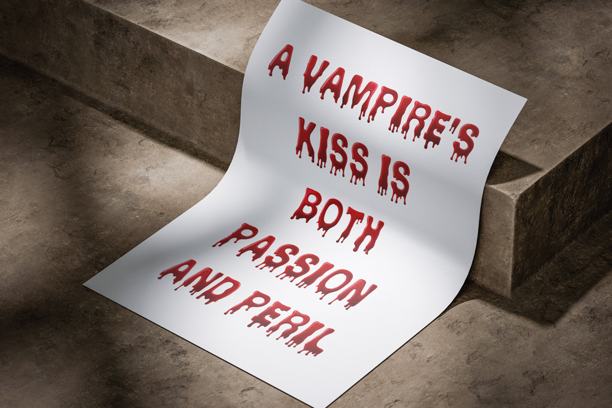 Vampire Font, a Handwritten Font by Handmadefont (Photo 3 of 10)