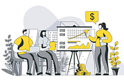 Business Outline Illustrations, a Templates & Theme by alexdndz (Thumbnail 8 of 52)