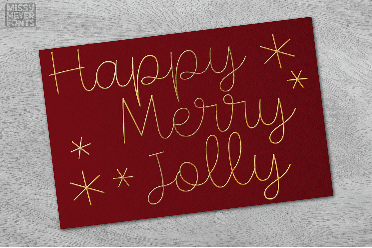Salty Dish Line - single-line font, a Script Font by Missy Meyer (Photo 6 of 8)