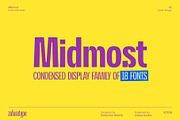 Midmost, a Sans Serif Font by Zafara Studios (Thumbnail 1 of 12)