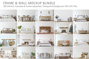 BIG BUNDLE Farmhouse Style, a Poster Template by MyHomeMockups (Thumbnail 1 of 11)