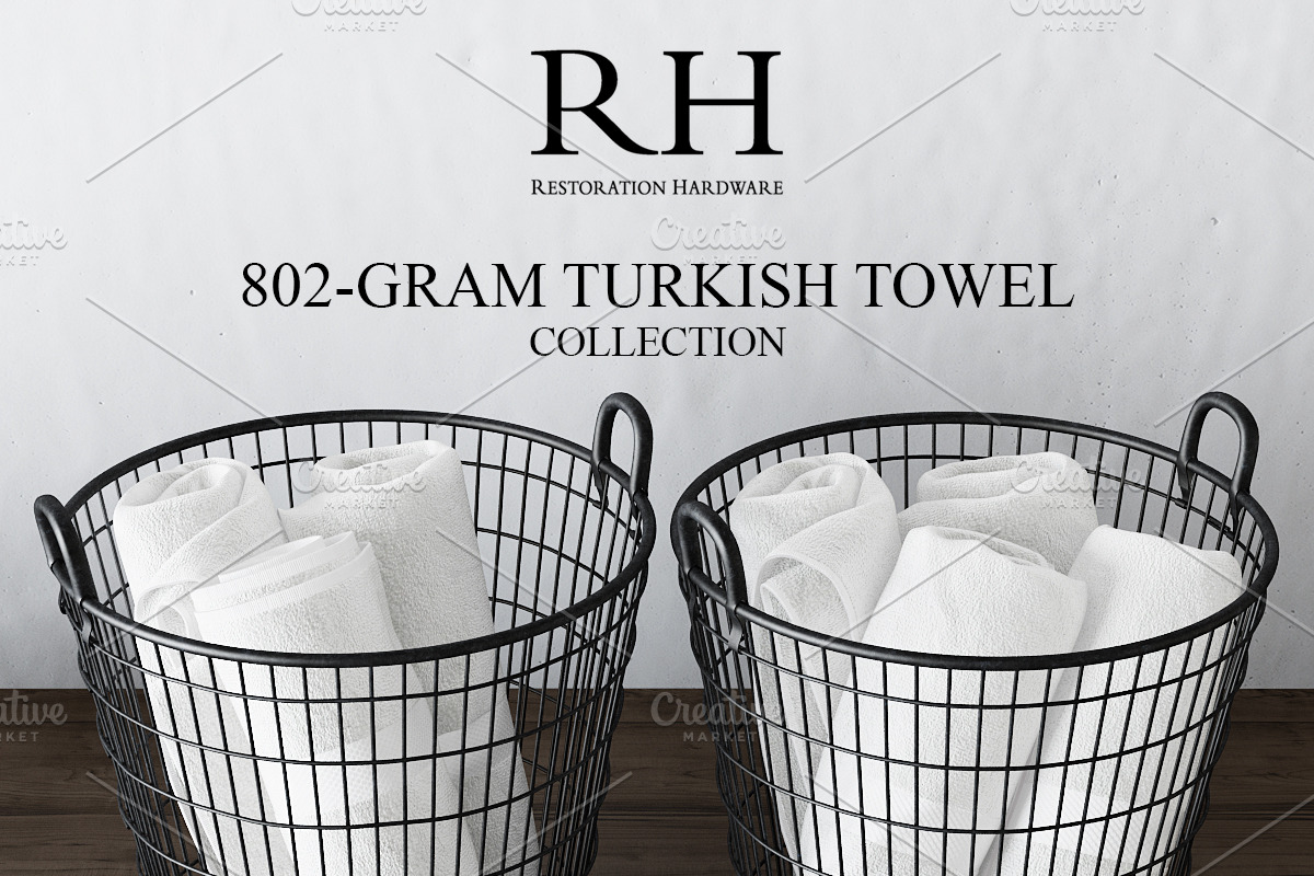 RH 802-GRAM TURKISH TOWEL COLLECTION, an Object 3D Model by kookamunga (Photo 2 of 3)