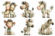 Creation Zebra Harmony Clipart, an Illustration by Daily.Designs (Thumbnail 3 of 8)