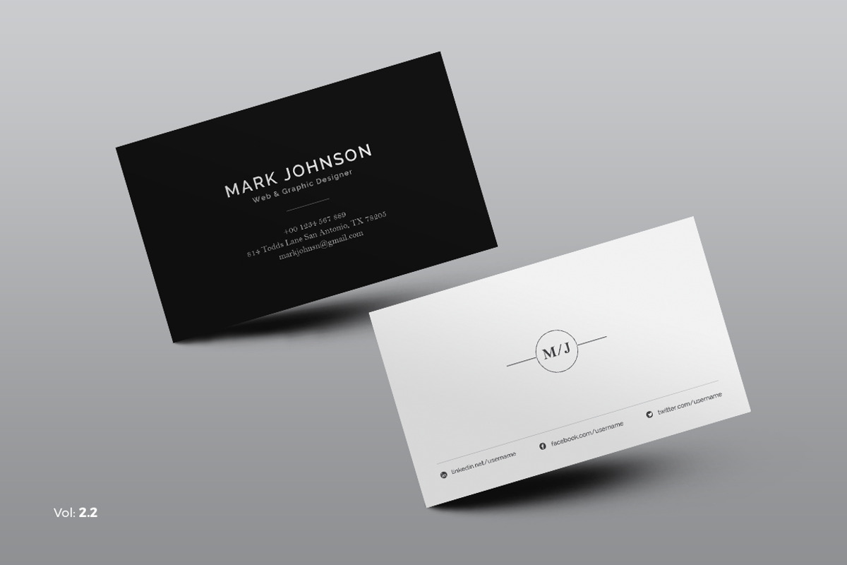 Clean Business Card, a Business Card Template by ThemeDevisers (Photo 2 of 4)