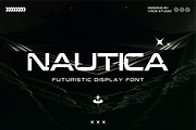 NAUTICA - Futuristic display Font, a Sans Serif Font by Vroz Studio (Thumbnail 1 of 6)