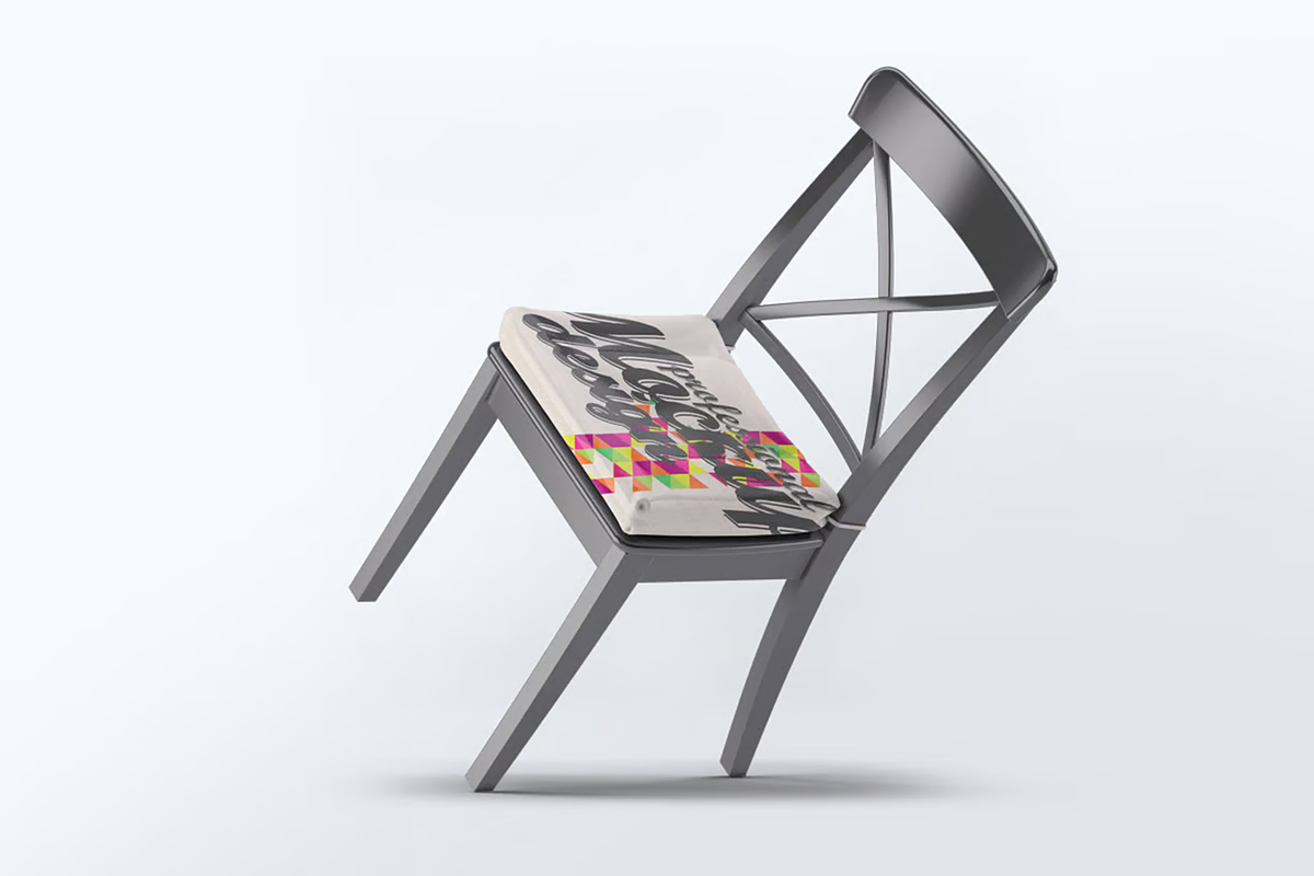 Chair Cushions Mock-Up, a Product Mockup by DesignRushMarket (Photo 5 of 7)