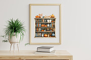 Autumn Clipart,Pumpkin Café Clipart, an Illustration by Libby Wishes (Thumbnail 6 of 7)